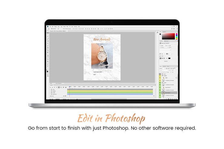 Free Animated Rose Gold Instagram Template for Photoshop - Tuts and Reviews - tutsandreviews.tech