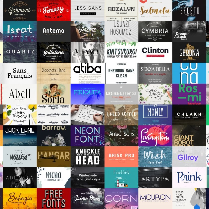100 Greatest Free Fonts for 2018 - Tuts and Reviews - tutsandreviews.tech